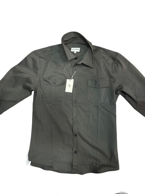 Tom Penn Casual Fit Shirt Green