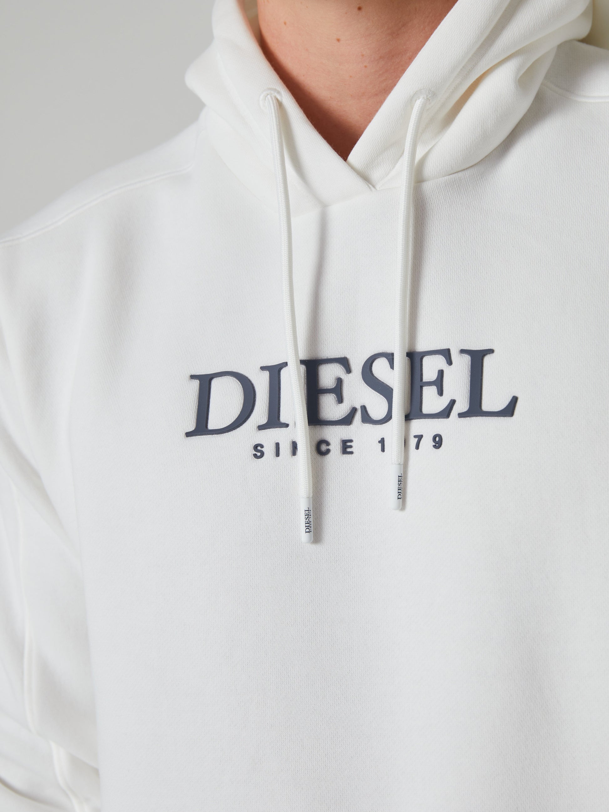 Diesel Burke Hoodie Solar White