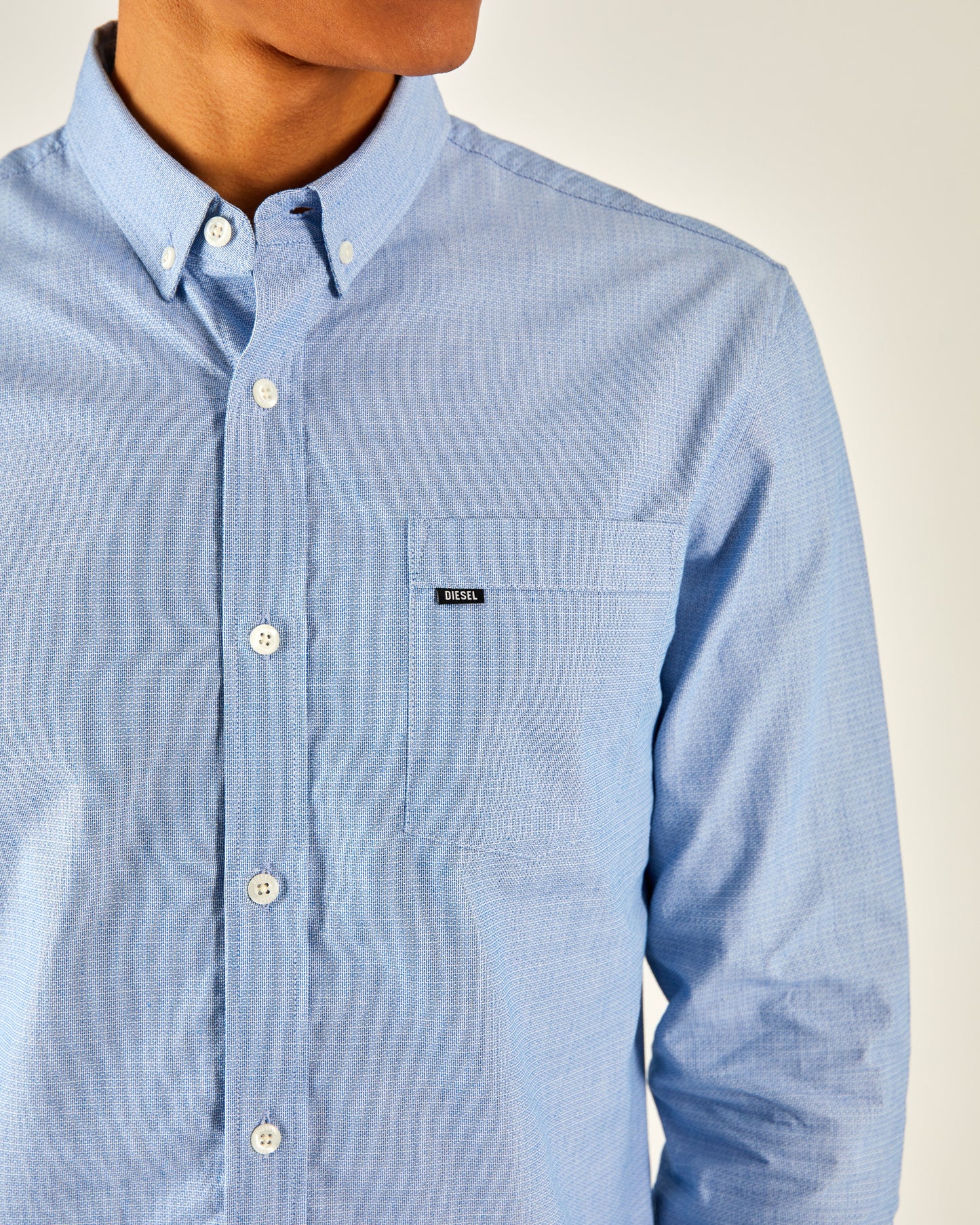 Diesel Jenk LS Shirt Blue