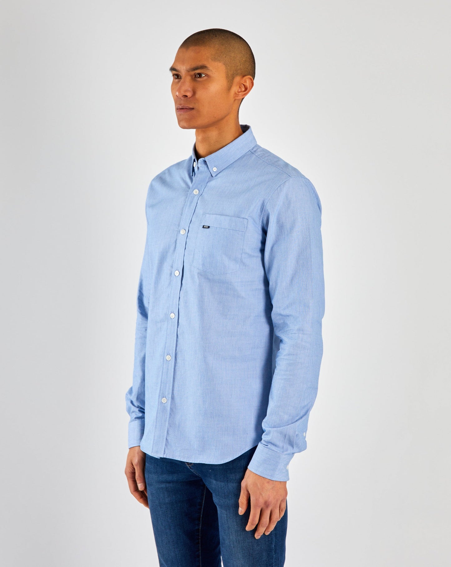 Diesel Jenk LS Shirt Blue