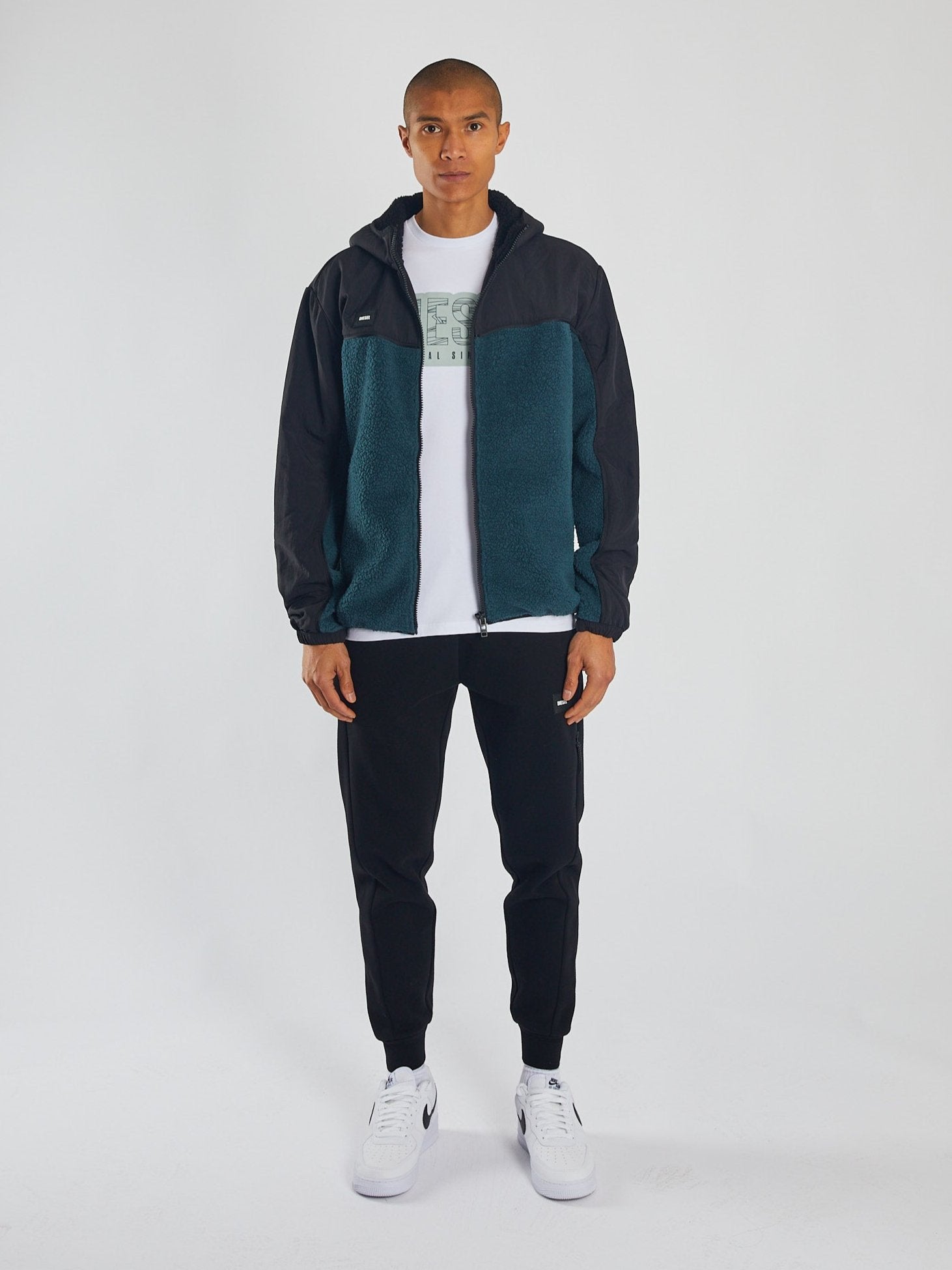 Diesel Kal Fleece Jacket Tidal Teal