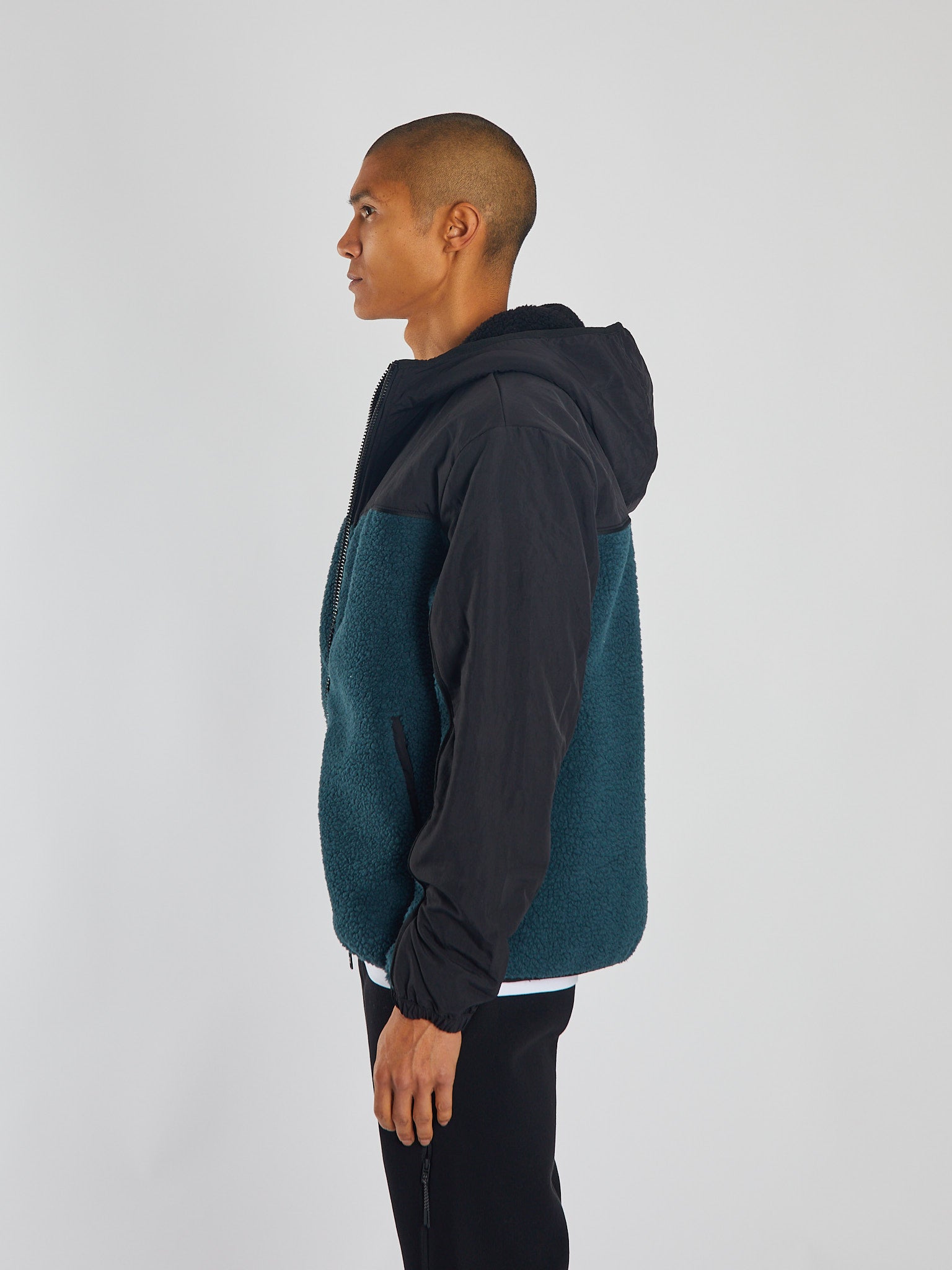 Diesel Kal Fleece Jacket Tidal Teal