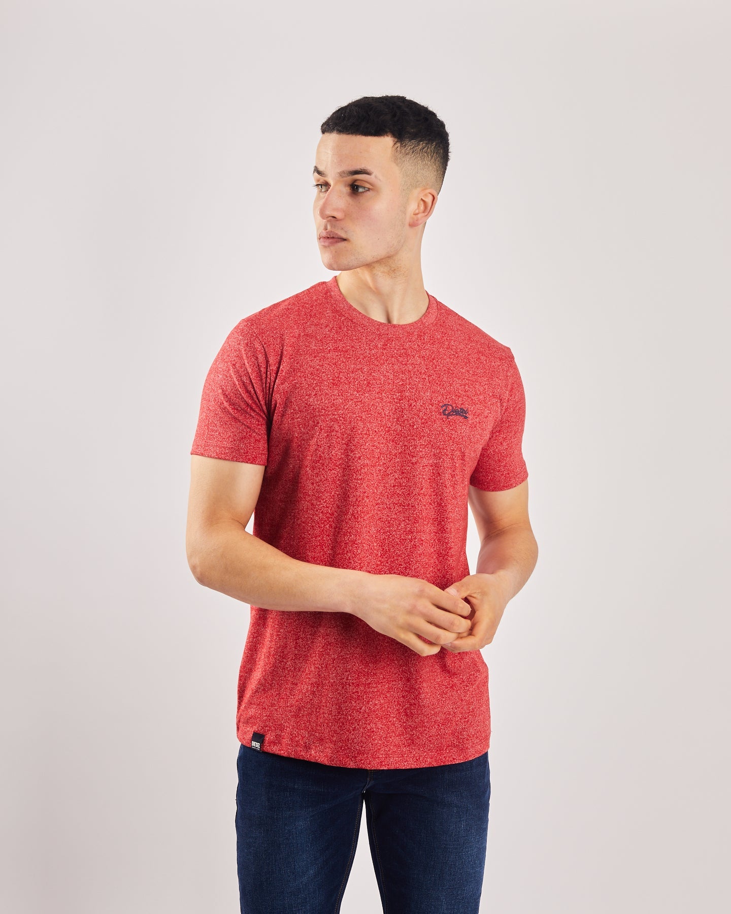 Basic Sky O Neck Tee Barbados Cherry