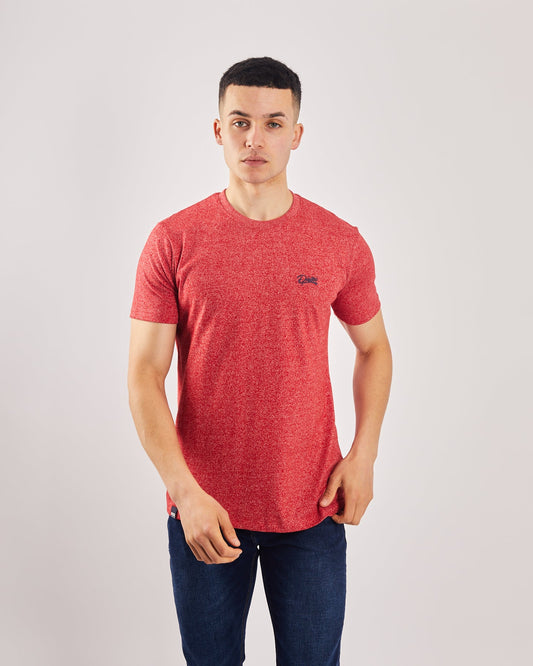 Basic Sky O Neck Tee Barbados Cherry