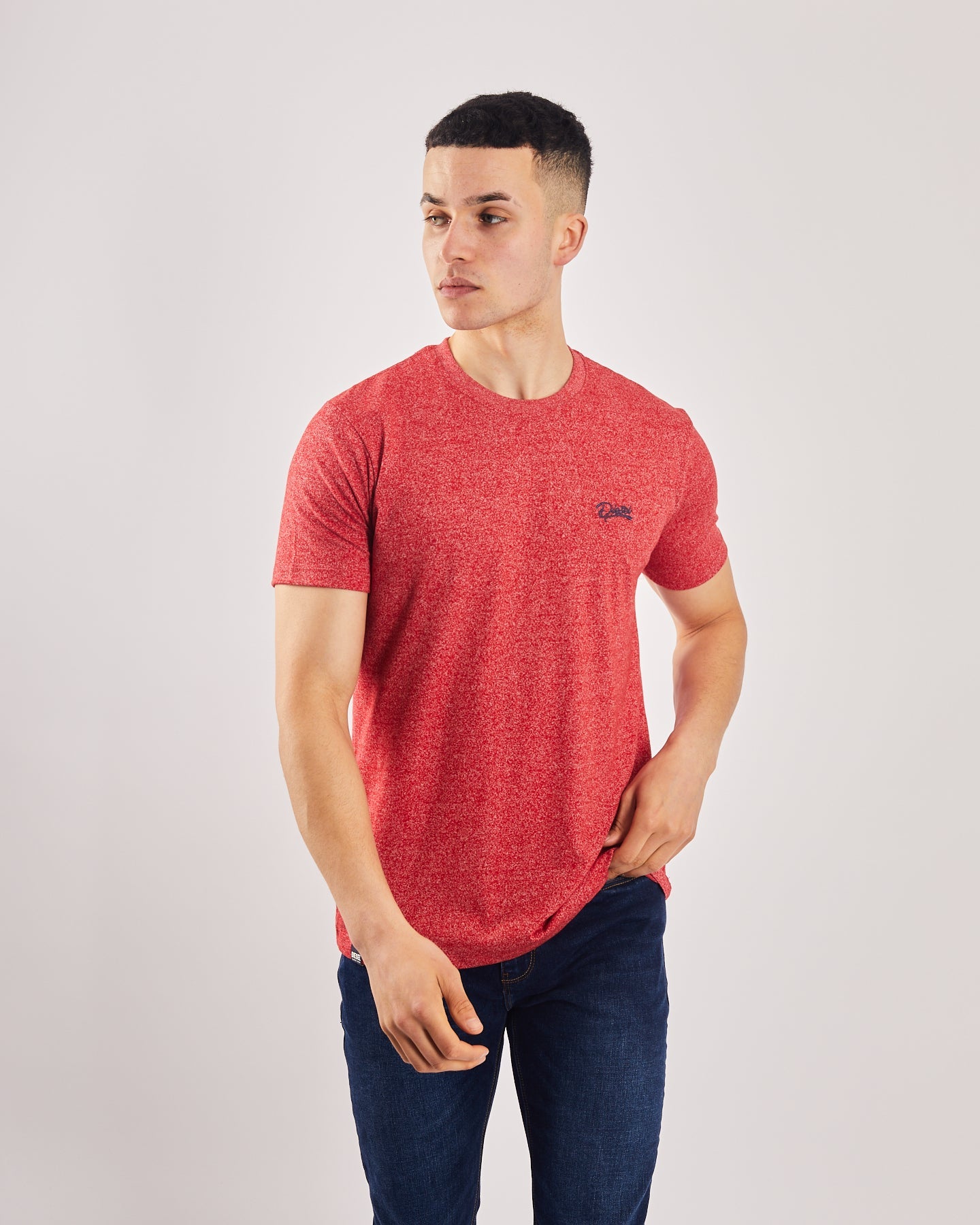 Basic Sky O Neck Tee Barbados Cherry