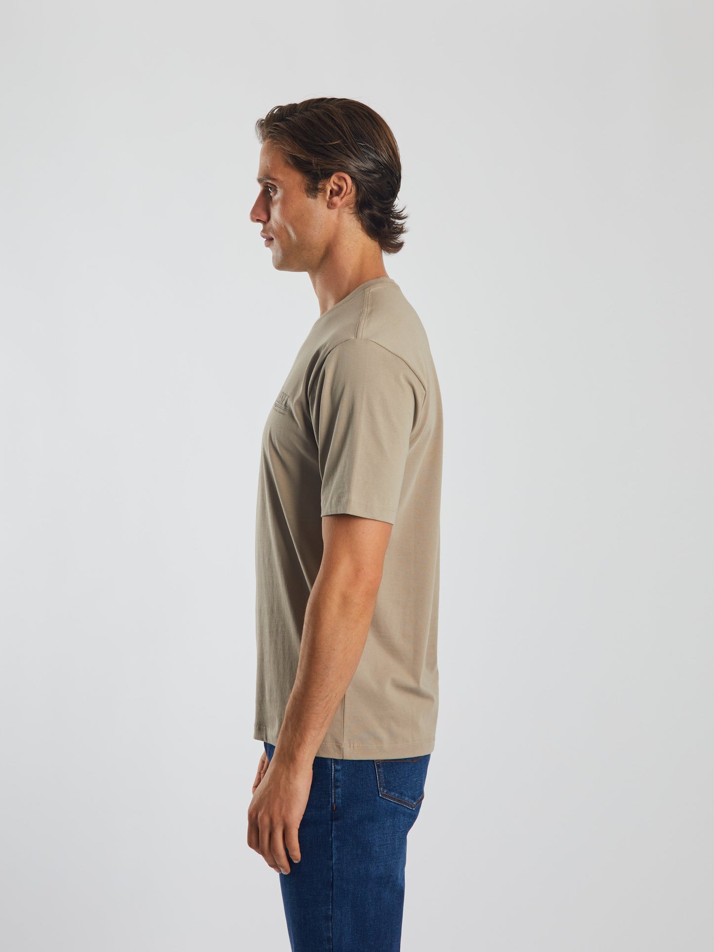 Diesel Soren Tee Stone Biscuit