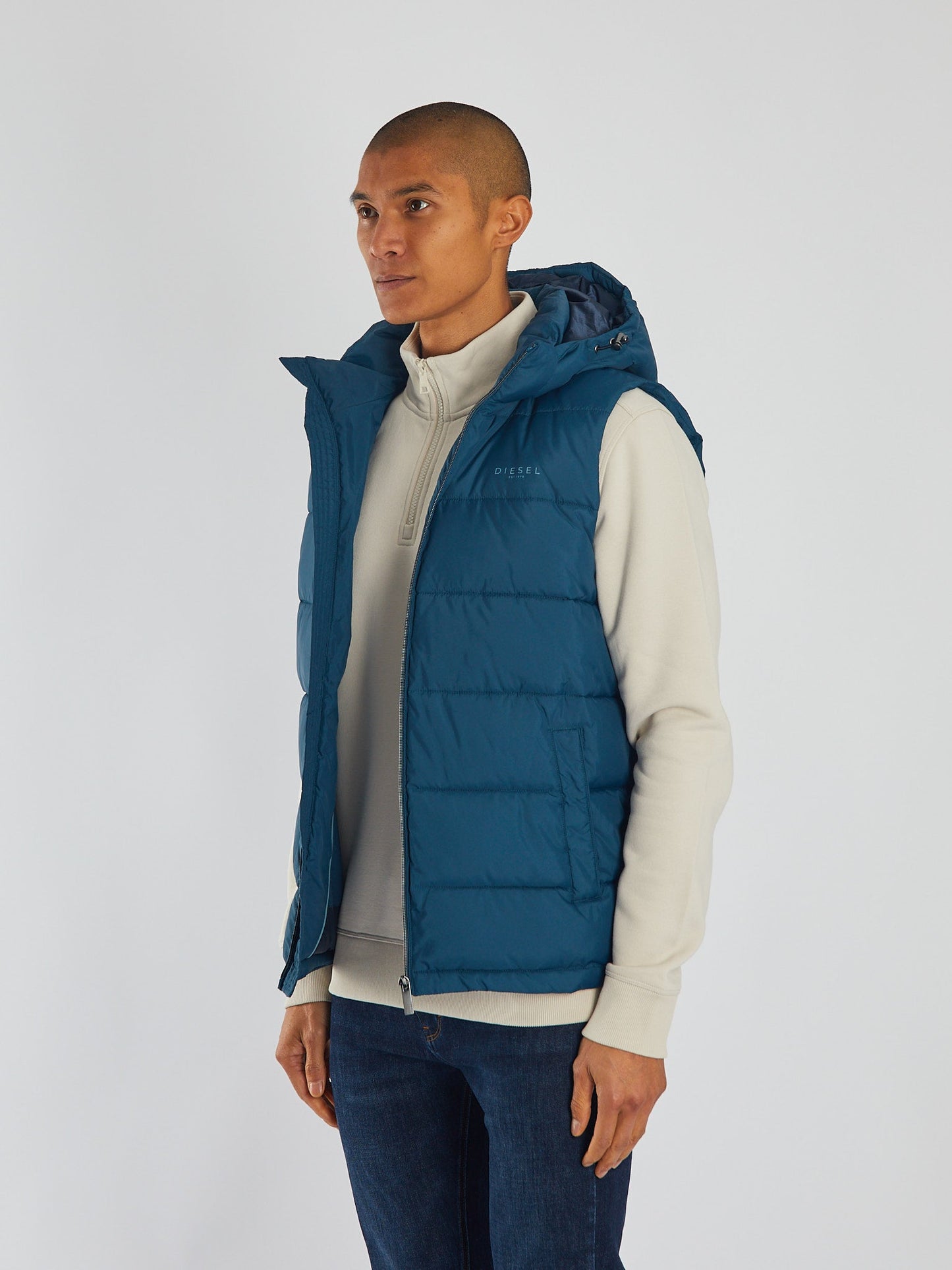 Diesel Tate Gilet Midnight Teal