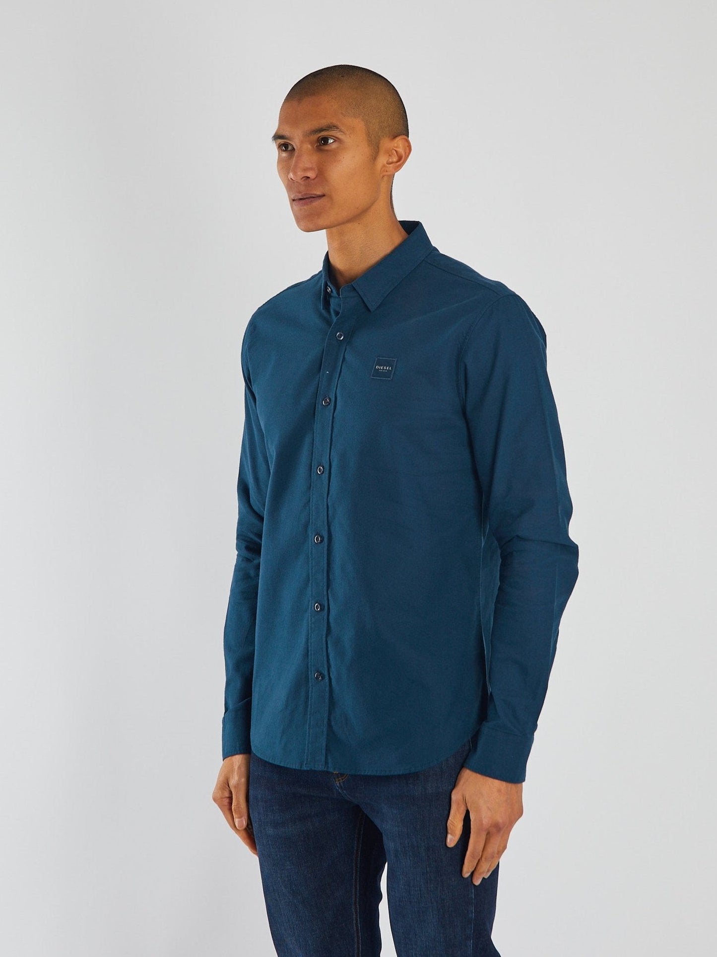 Diesel Temple Shirt Midnight Teal