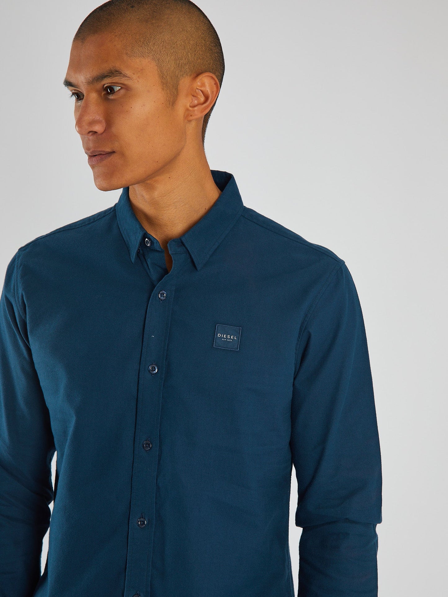 Diesel Temple Shirt Midnight Teal