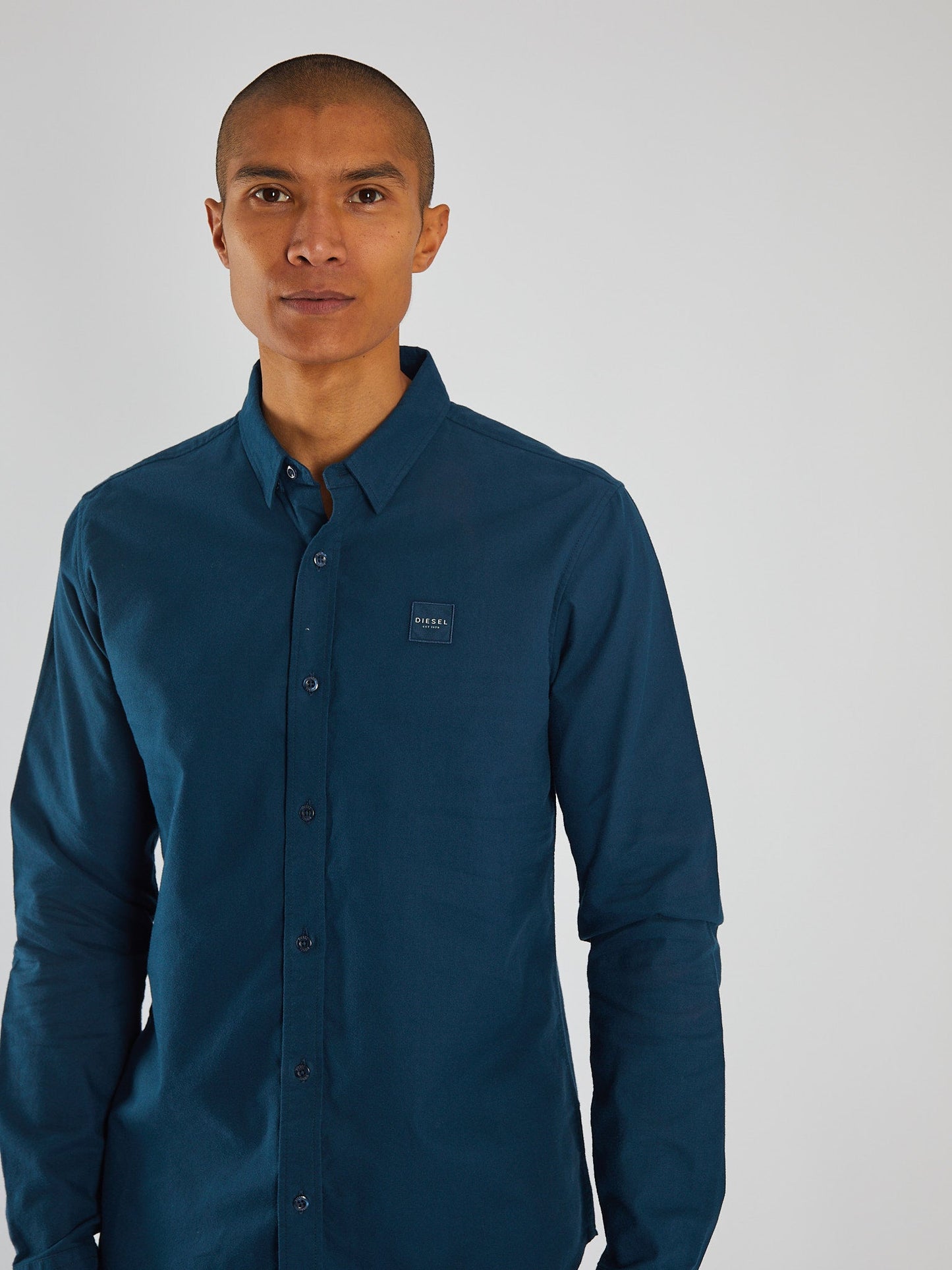 Diesel Temple Shirt Midnight Teal