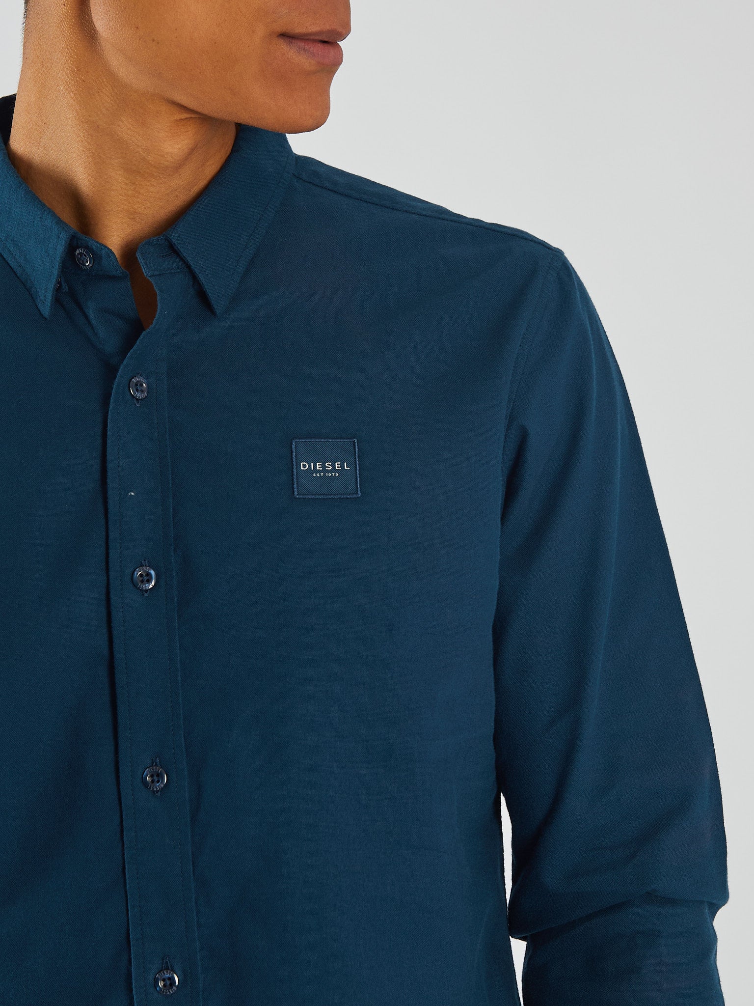 Diesel Temple Shirt Midnight Teal