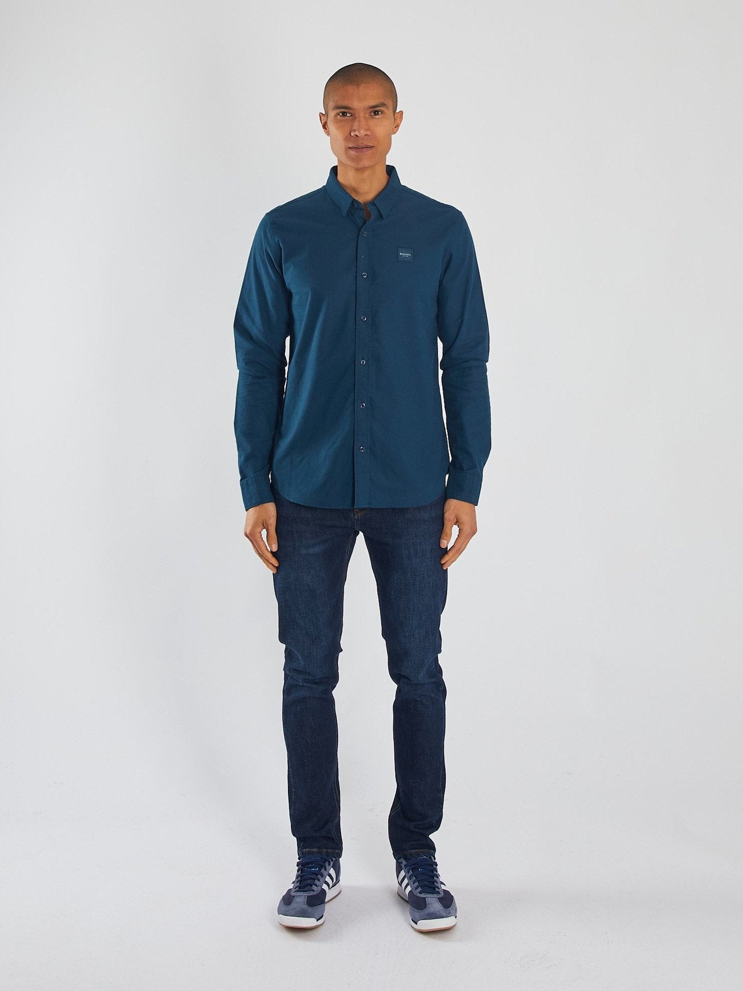 Diesel Temple Shirt Midnight Teal