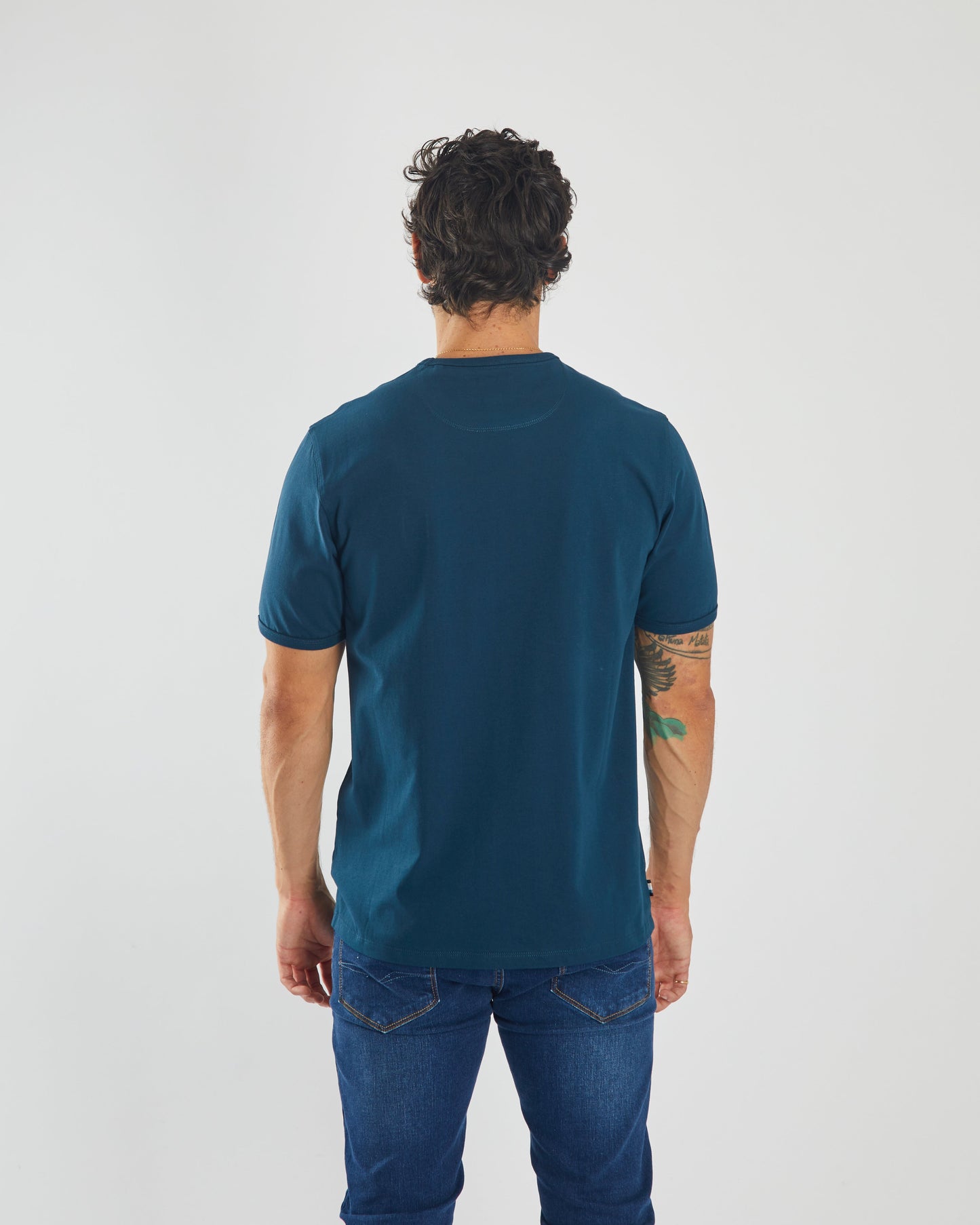 Thaddeus Tee Midnight Teal