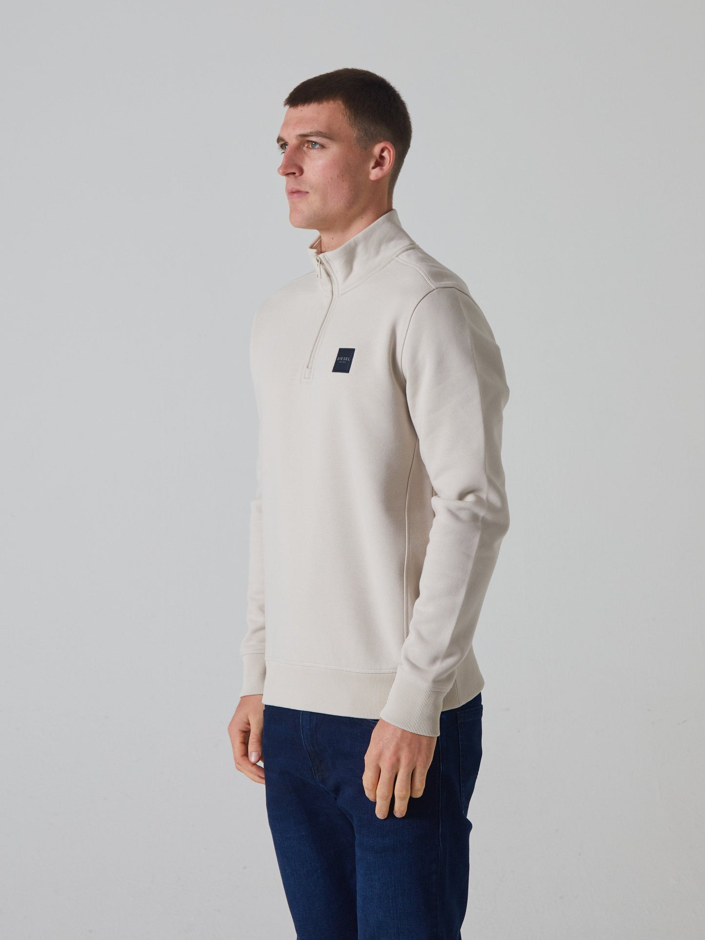 Thomas Half Zip Bone