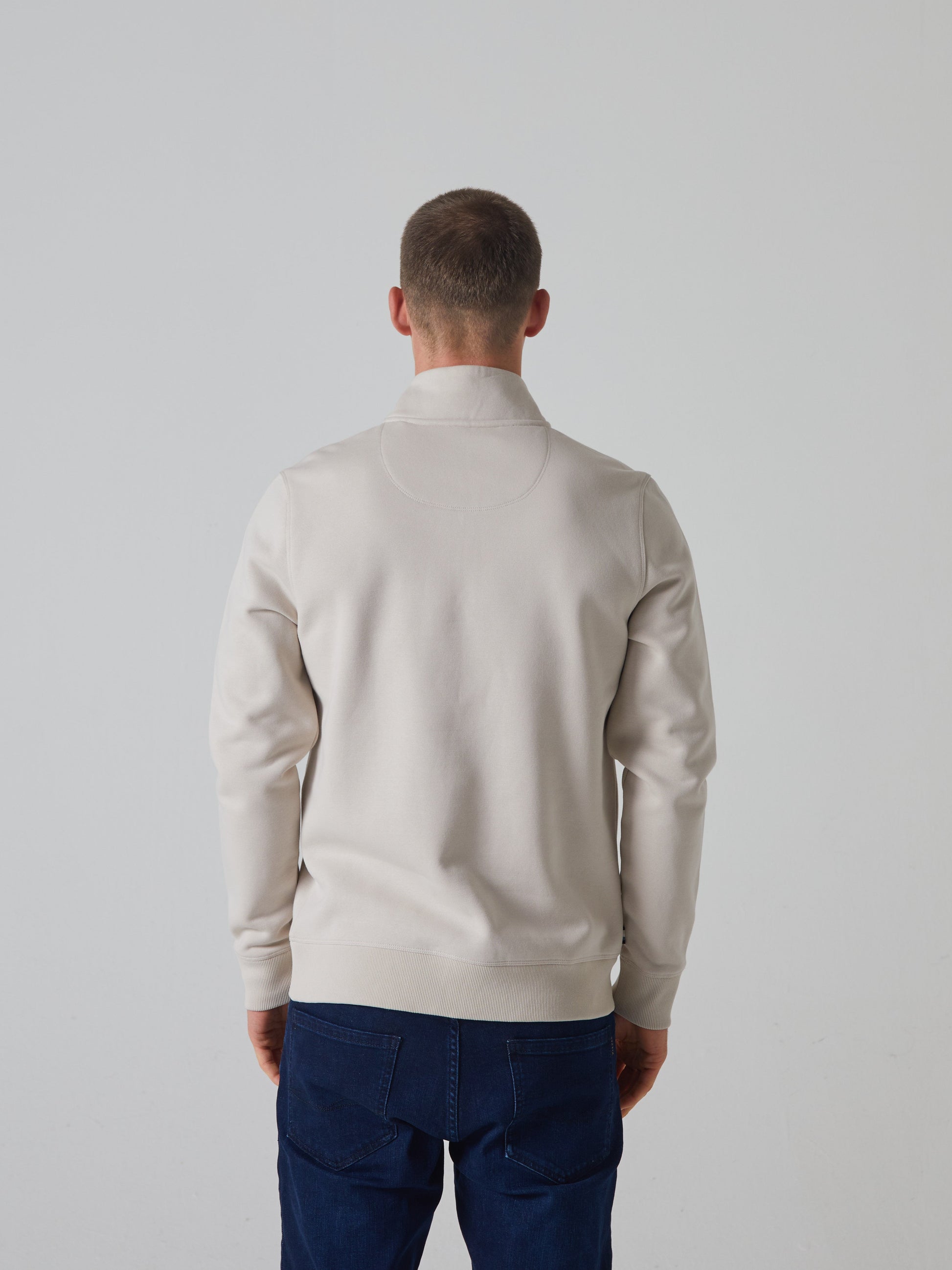 Thomas Half Zip Bone