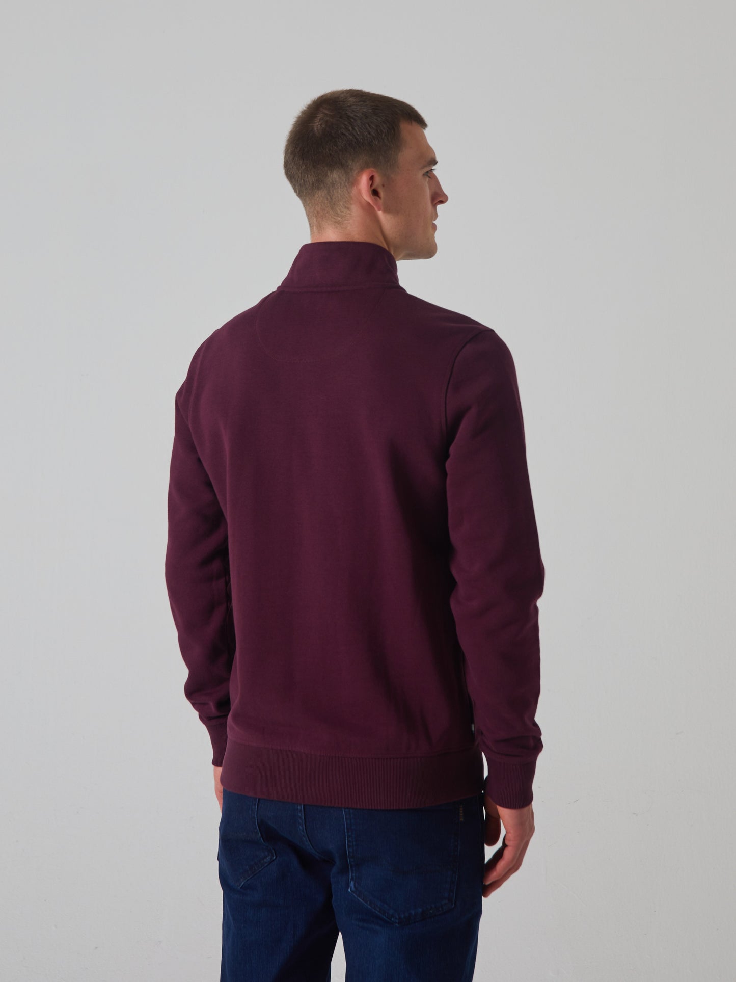 Thomas Half Zip Wine Port