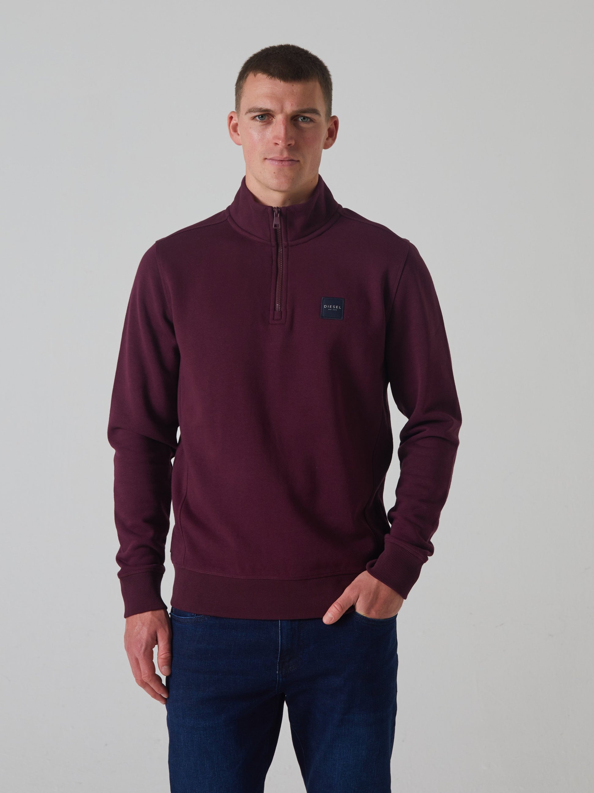 Thomas Half Zip Wine Port