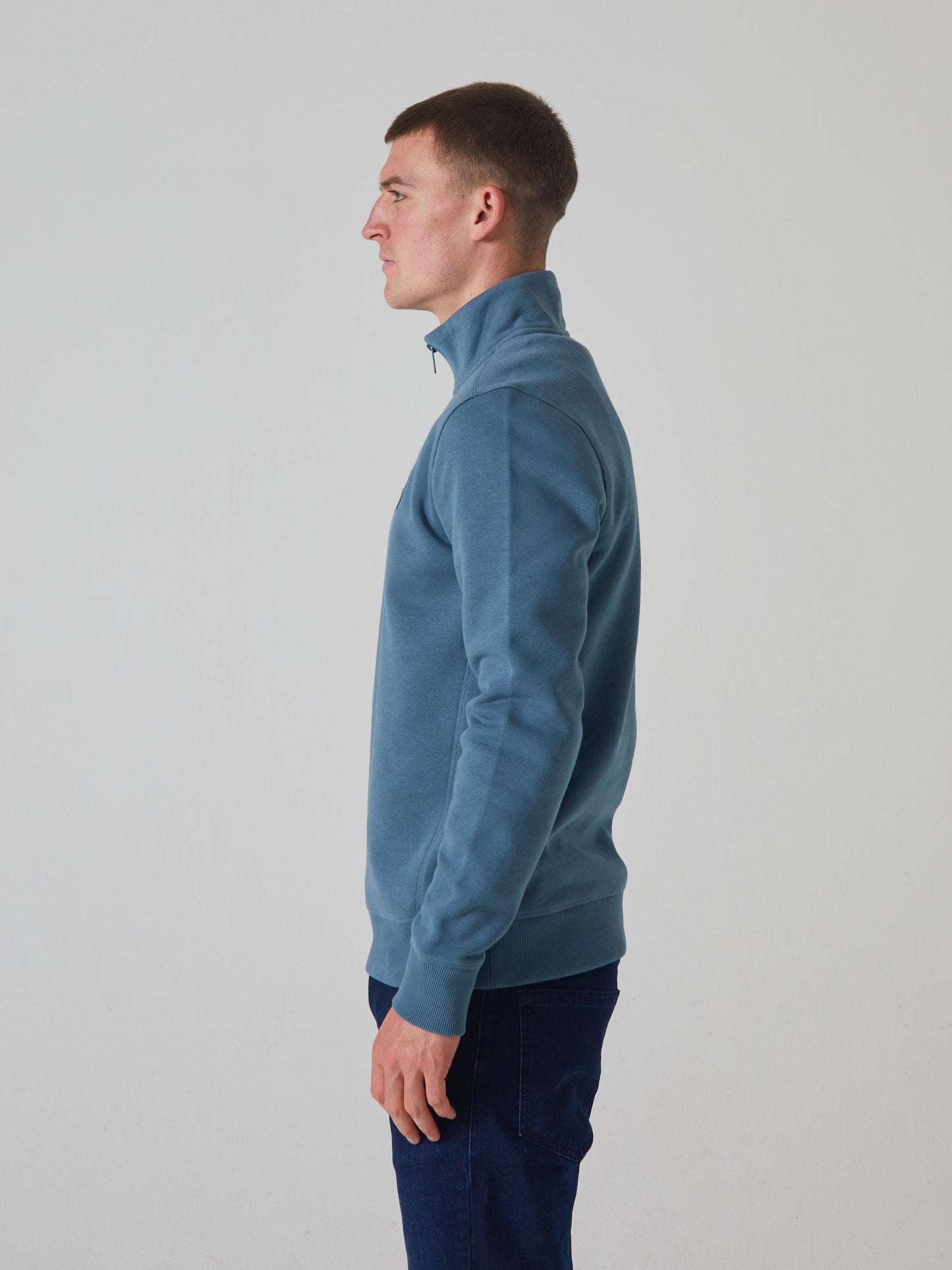 Thomas Half Zip Blue Haven