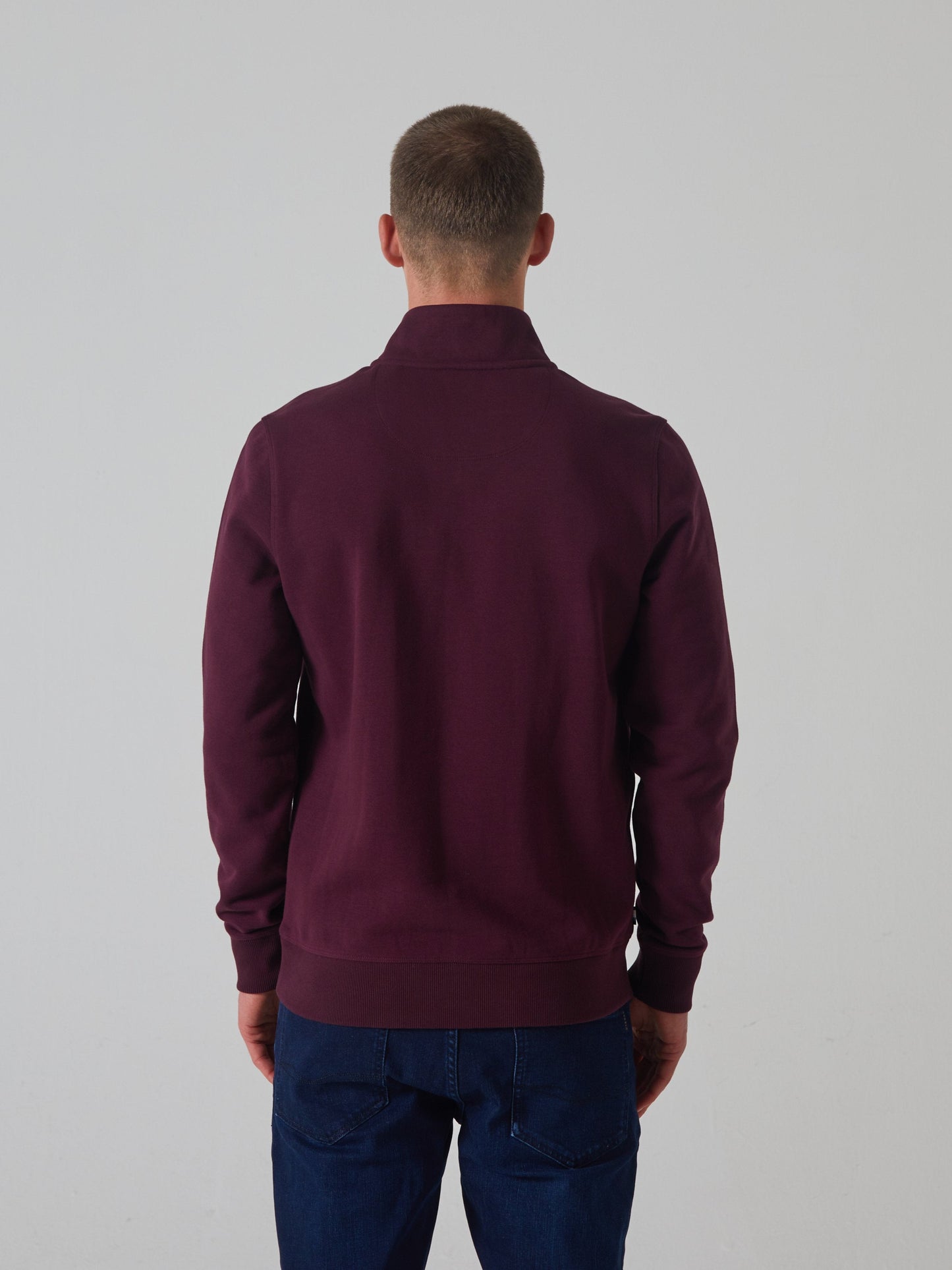 Thomas Half Zip Wine Port