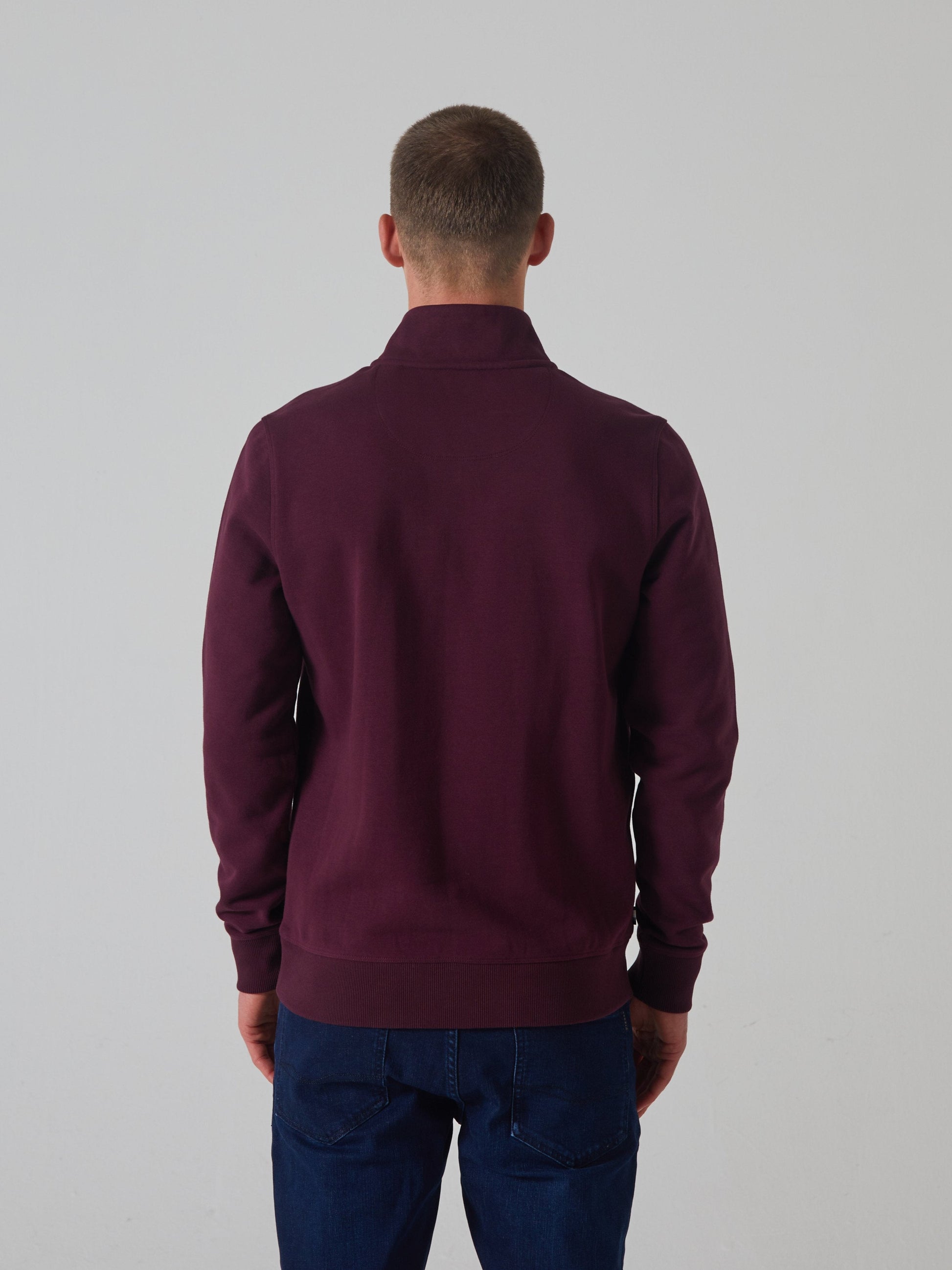 Thomas Half Zip Wine Port