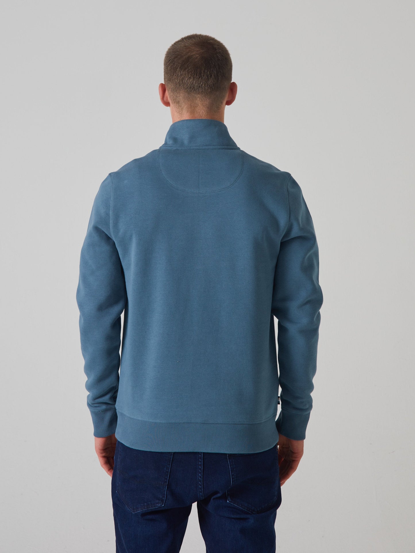 Thomas Half Zip Blue Haven