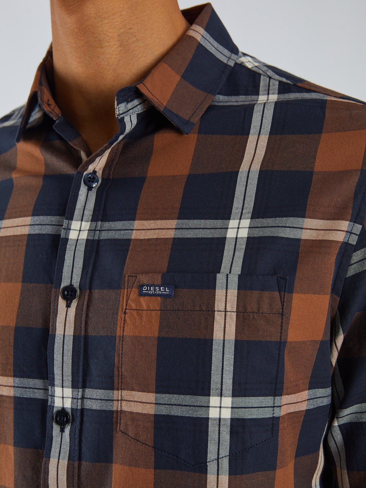 Diesel Maple Wood Check Shirt