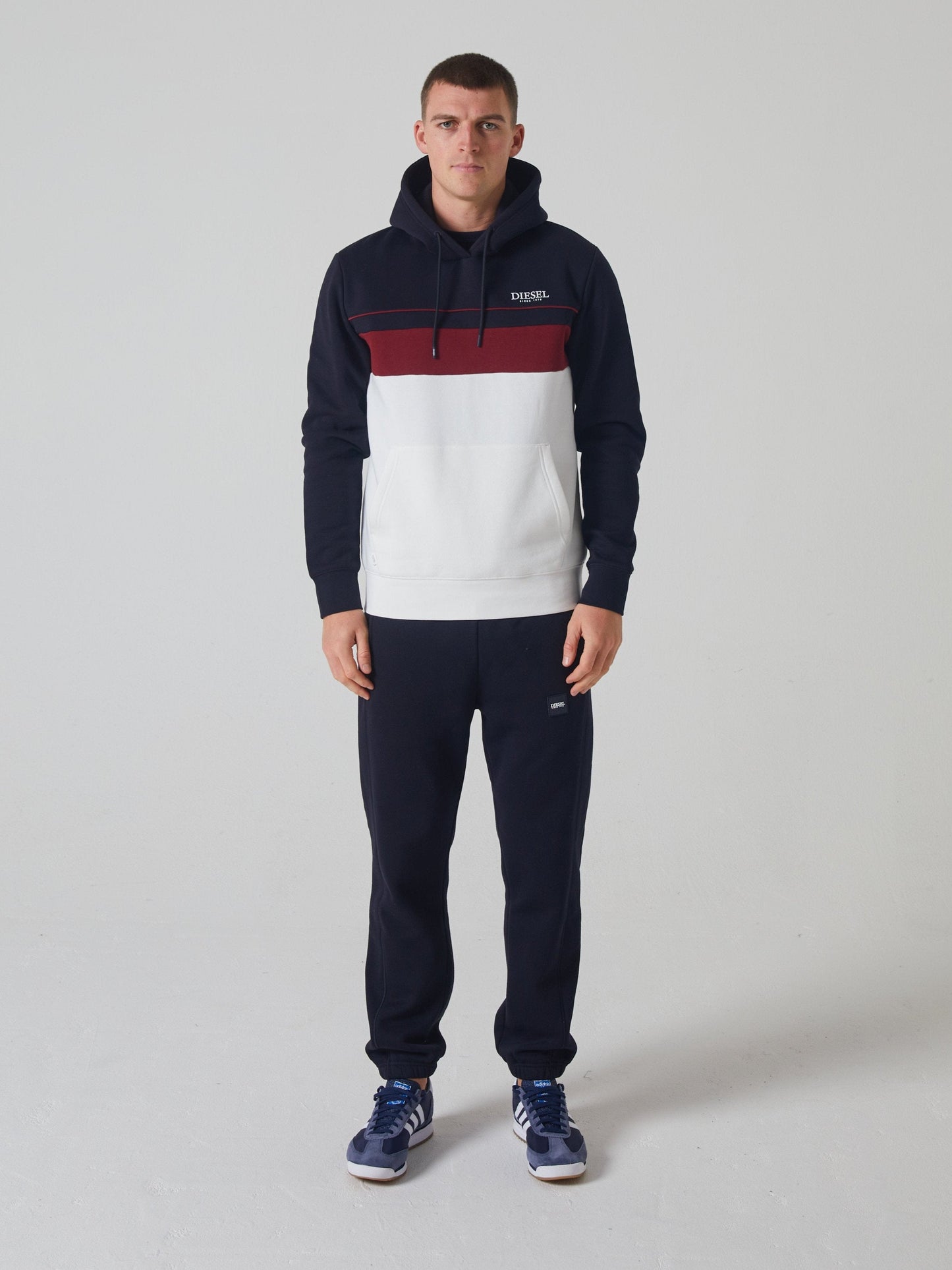 Diesel Mens Astro Navy Hoodie